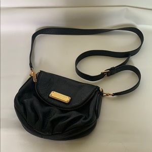 Marc by Marc Jacobs black leather crossbody bag